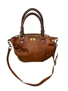 J Crew Brompton Hobo Pebbled Leather Purse with Strap